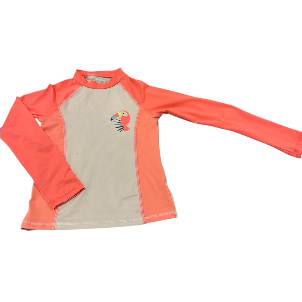 Girls Pink Summer Swim Shirt